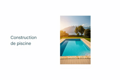 Construction piscine villa lac1