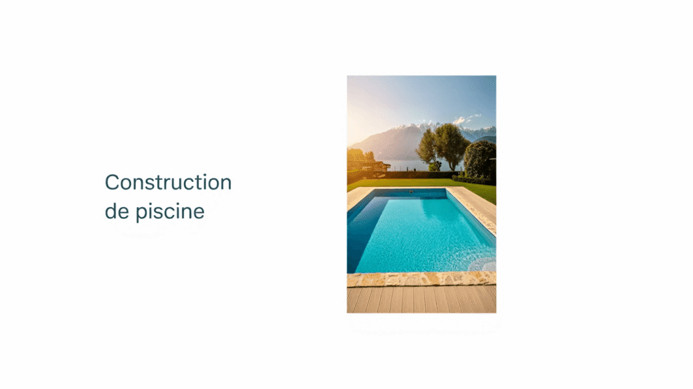 Construction piscine villa lac1
